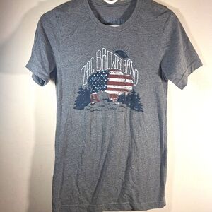 Zac Brown Band Women's Gray Short Sleeve Crew Neck Welcome Home Tour 2017 Size S